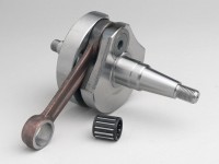 Crankshaft -STANDARD (rotary valve), 51mm stroke, 97mm conrod- Vespa PK125 XL2, PK125 ETS (Ø=24mm cone)
