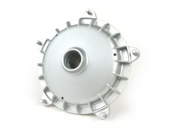 Front brake hub 10" -OEM QUALITY, without bearings- Vespa PX (1982-1997), T5 125cc, PK S, PK XL, PK XL2 - Ø=20mm - silver