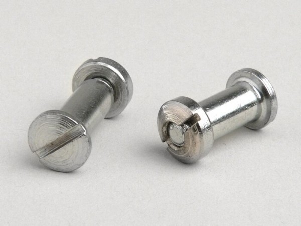 Pair of screws (brake lever + clutch lever) -OEM QUALITY- Vespa Wideframe V98, 125 V1T-V15T, V30-33T, U model