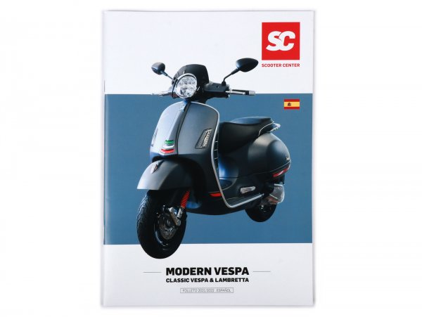 Katalog - Broschüre -SC MODERN VESPA + CLASSIC- Ausgabe 2021/2022 - español