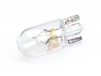 Light bulb -W2,1X9,5d- 12V 3W - white (used as parking light headlight with smooth lens Vespa PX (1998-))