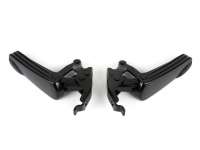 Pair of foot pegs -MOTO NOSTRA- Vespa GT, GTL, GTS 125-300, GTV - matt black/matt black - until 2024