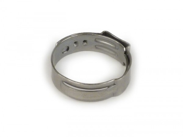 Collier de serrage Ø=22.6mm (collier simple oreille) -PIAGGIO- utilisé pour les tuyaux d'eau de refroidissement