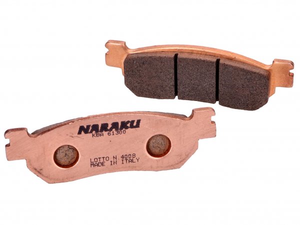 brake pads -NARAKU- sintered for MBK City Line, Skyliner, Yamaha Majesty