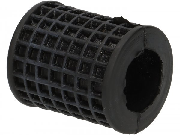 Kickstart rubber -OEM QUALITY- Vespa Largeframe - checkered (round) - black