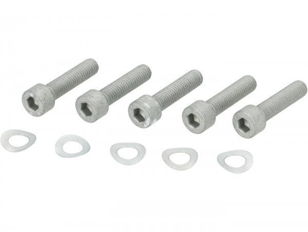 Set of screws - M8 x 35 (strength 8.8) - used for rim -bgm Pro - front, Vespa GTS