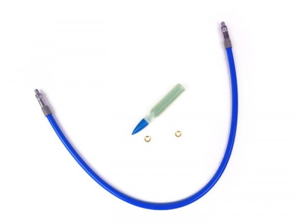 Brake hose -SPIEGLER MODULAR (without fittings)- Vespa, Lambretta - blue - 500mm