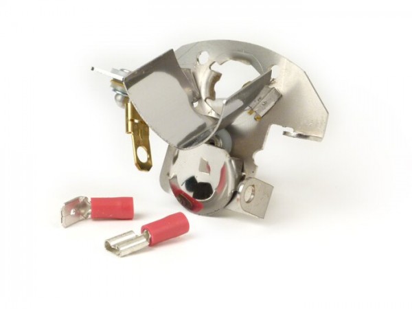 Bulb holder reflector -OEM QUALITY- Vespa Schwanenhals (swan neck) - Vespa V50, GS150 / GS3 (German models)
