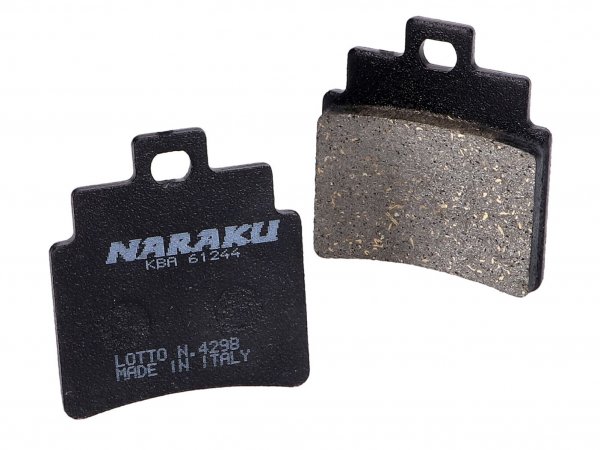 brake pads -NARAKU- organic for Kymco KXR, MXU, Maxxer, SYM, SMC, SYM, GTS