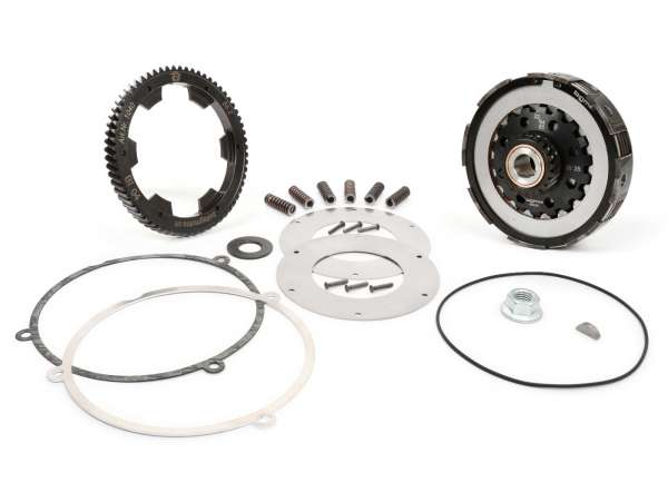 Clutch incl. primary gear -SC, Wideframe, type Cosa2/FL- primary gear Bollag Motos 65 tooth (helical) - Vespa 125, VN1T (60001-), VN2T, Vespa 150 VL1T, VL2T, VL3T, VB1T, ACMA 150 GL (1956-1958) - 22/65 tooth (2.95)
