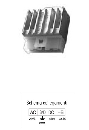 Spannungsregler, Gleichrichter Aprilia SR 50 LC, Di-Tech, Piaggio