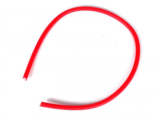 Cable de encendido -MALOSSI- de silicona, 50cm, Ø 7 mm, rojo
