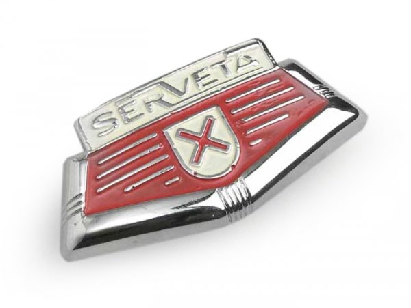 Badge horn cover -LAMBRETTA- Serveta emblem - Serveta (series 2-3)