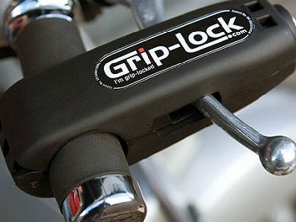 Antirrobo - bloqueo acelerador -GRIP LOCK- para maneta freno/cambio - negro