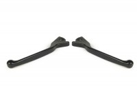 Pair of brake levers -MOTO NOSTRA- Vespa GT, GTL, GTS 125-300 - matt black - until 2022
