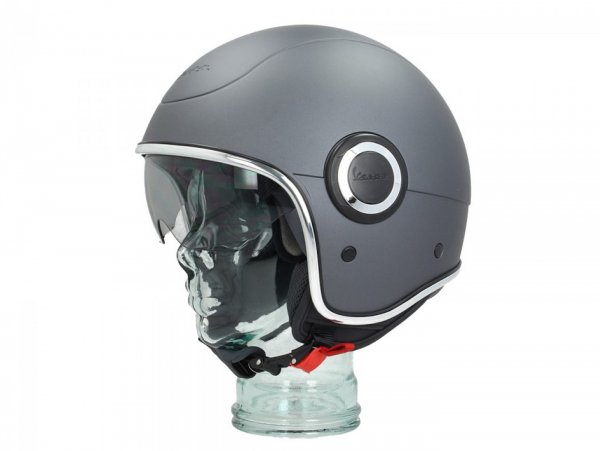 Helmet -VESPA VJ1- open face helmet, Grigio Titanio (707/C) - S (55-56cm)