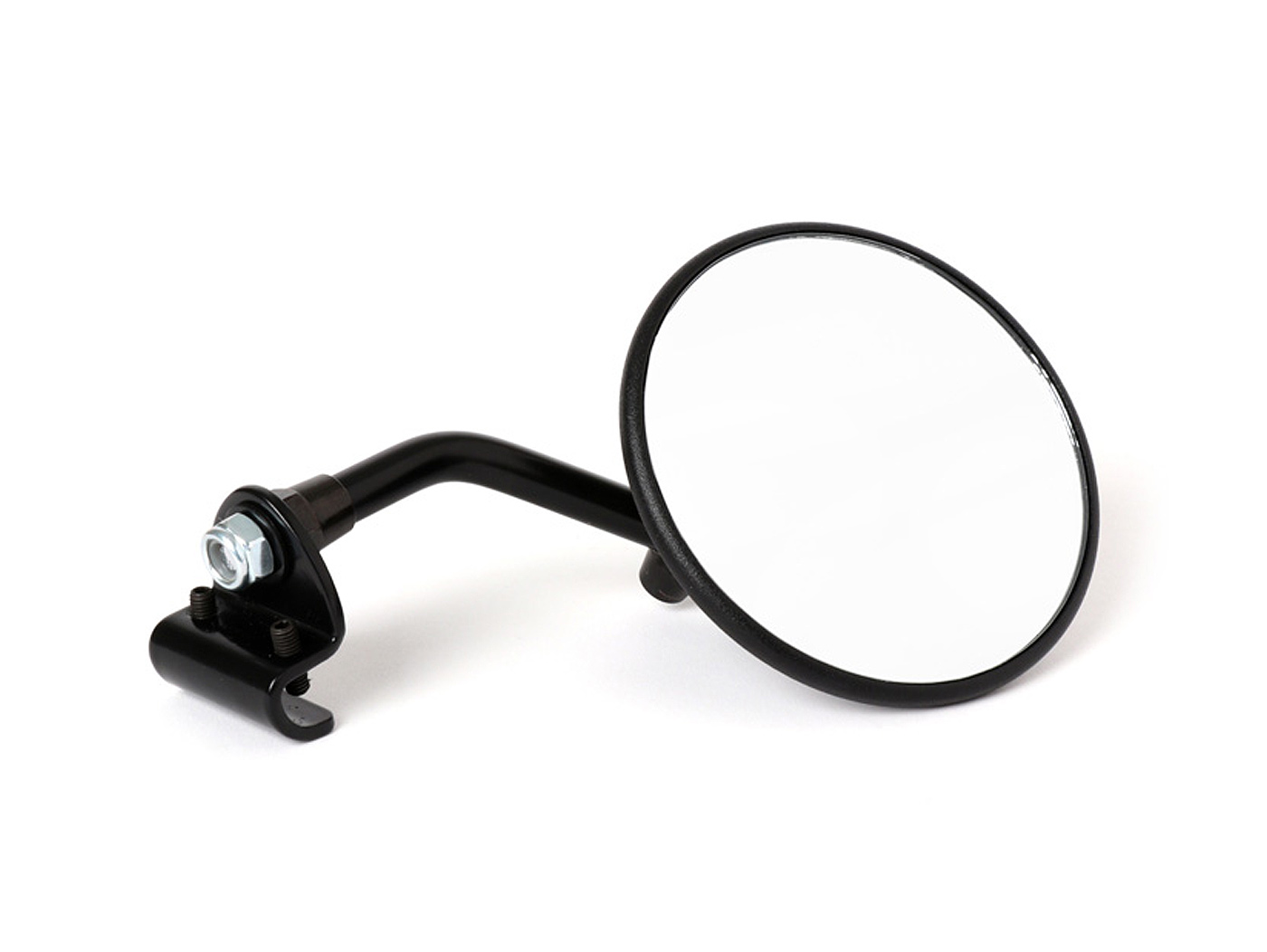 Klemm Spiegel Rückspiegel M8 universal 102mm rund schwarz Mofa Roller Moped  Quad