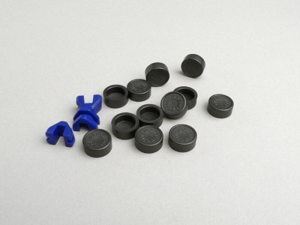 Caps for variator roller cores -POLINI- 16x13mm - grey