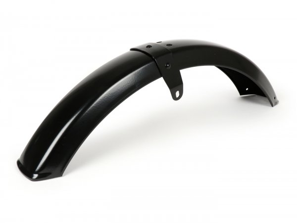 Mudguard -RMS- front PIAGGIO Ciao P, Ciao PX 50ccm - steel, painted - black