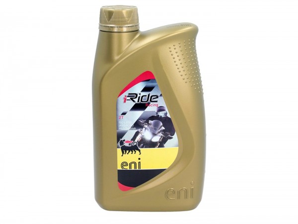 Oil -ENI (AGIP) I-Ride Racing- 2-stroke synthetic - 1000ml - also for injection / Purejet / Di-Tech / catalyser
