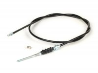 Front brake cable -BGM ORIGINAL- Vespa PX EFL (1984-1997), T5 125cc - complete - black