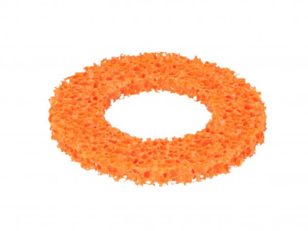 fuel filler neck foam rubber ring 120x60x10mm orange -101 OCTANE- for Simson S50, S51, S70, S53, SR50