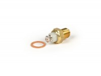 Temperature sensor in cylinder head -OEM QUALITY- Piaggio 50-180 cc LC 2-stroke, Leader 125-200 cc LC, Quasar 250-300 cc - one plug