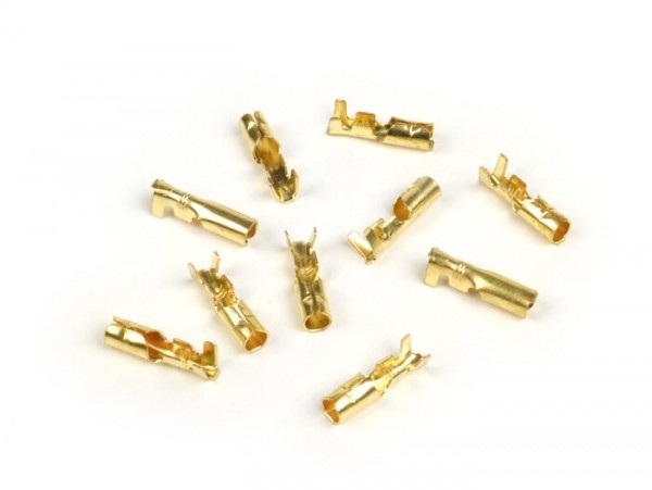 Crimp terminal -bullet socket 4mm Ø=0.5-1.0mm²- 10 pcs
