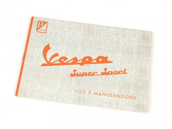 Owner's manual -VESPA- Vespa 180 Super Sport (1965)