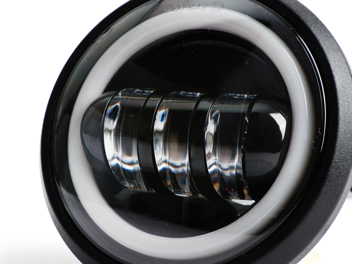 Headlight set -EVOK LED 12V DC, round Ø=115/120mm- Vespa SS50