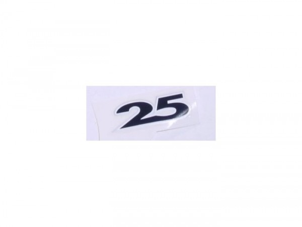 Aufkleber "25" -PIAGGIO- Piaggio ZIP 2