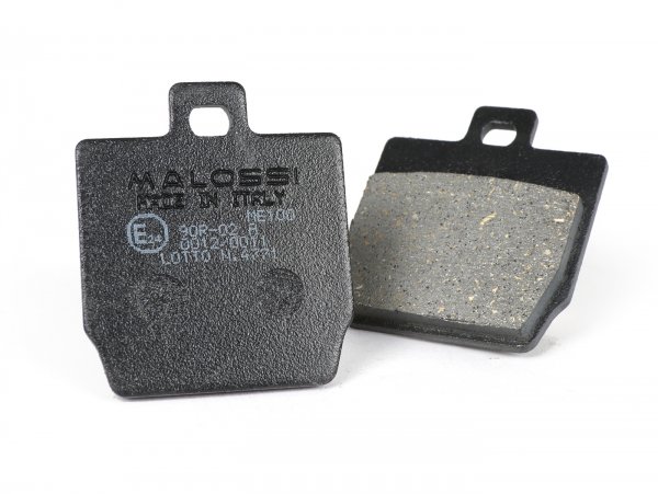 Brake pads -MALOSSI- Sport - homologated - 45,2x52,5mm - YAMAHA Aerox 50, Slider, MBK Nitro, Stunt,  MALAGUTI F12R LC