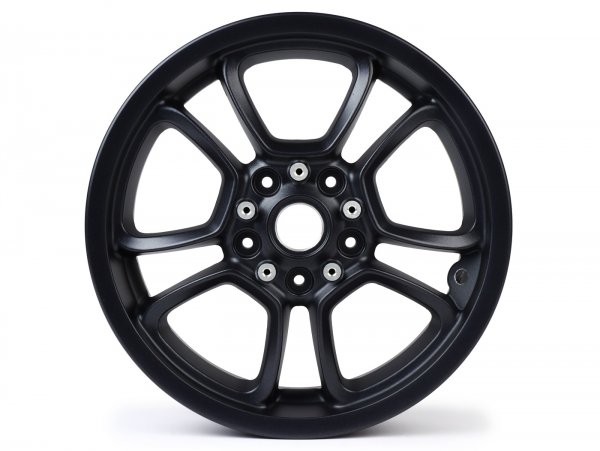 Wheel rim, graphit, front -PIAGGIO 3.00-12 inch - 10 spokes- Vespa GTS, GTS Super, GTV, Sei Giorni, GT 60, GT, GT L 125-300ccm