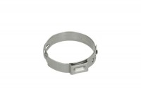 Hose clamp Ø=28.6mm (single ear clamp) -PIAGGIO- used for cooling water hoses