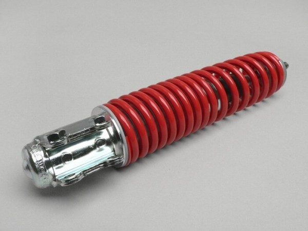 Shock absorber front -PIAGGIO, 240mm- red spring, Vespa GTS 150 (ZAPMA3200, ZAPMA3100), Vespa GTS 300 (ZAPMA3300), Vespa GTS HPE 300 (ZAPMA3600), Vespa GTS Super 125 (ZAPM45300, ZAPMA3100, ZAPMA3200, ZAPMA3700), Vespa GTS Super 300 (ZAPM45200, ZAPMA3