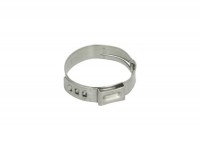 Hose clamp Ø=25.6mm (single ear clamp) -PIAGGIO- used for cooling water hoses