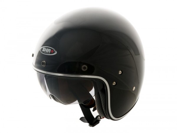Helmet -SHIRO SH235, open face helmet- black - XS (53-54cm)