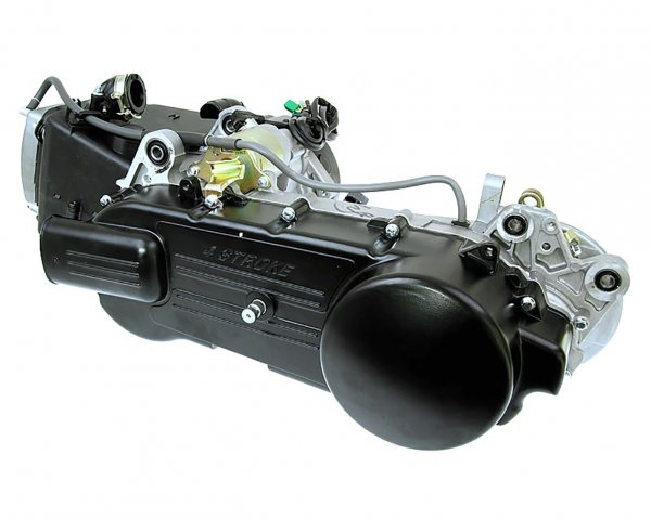 engine complete -101 OCTANE- long version for rear drum brake, 835mm drive belt for GY6 125cc 152QMI