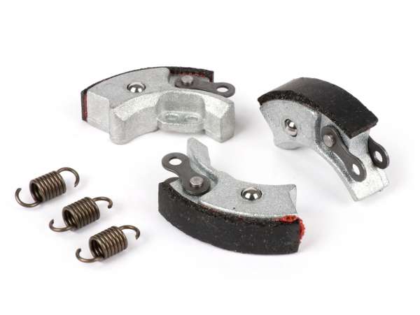Clutch shoes incl. spring kit -CIF- Piaggio Ciao, SI, Boxer2, Bravo - Vehicles without variomatic