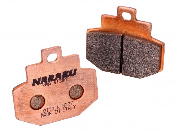 brake pads -NARAKU- sintered for Benelli, Gilera, Piaggio