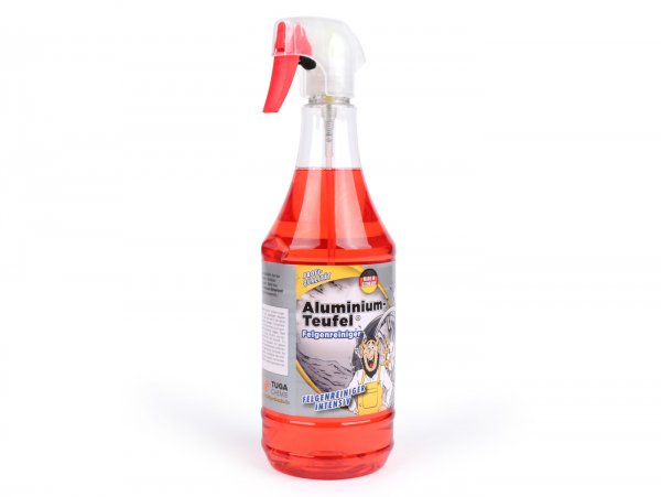 Wheel cleaner -TUGA Alu-Teufel Special (red, active gel, without effect indicator, acidic)- 1000ml