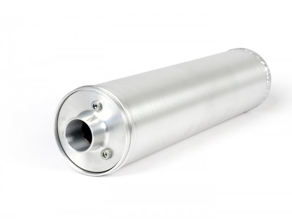 Silenciador -MMW RS2000 Aluminio Vespa / Lambretta / Universal- L=350mm, Øi=30mm, Øa=84mm