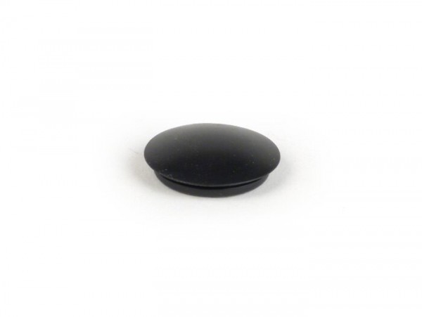 Blindstopfen Gummi -UNIVERSAL- schwarz - Ø=20mm - verwendet für Spiegellochbohrung Vespa PX Lusso (1984-) in Lenkkopfabdeckung