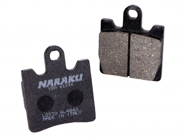 brake pads -NARAKU- organic for Suzuki AN Burgman 250, 400 -2006, SYM GTS 250 Joymax -2006