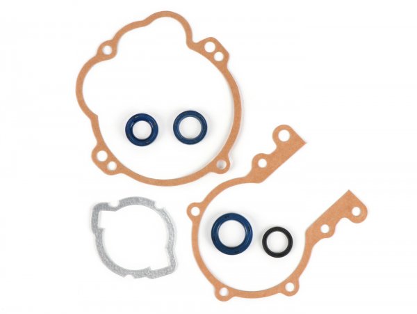Engine gasket sets, oil seal set incl. -CIF- Piaggio Ciao, Bravo, SI - vehicles without variomatic