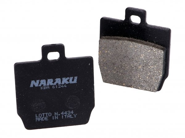 brake pads -NARAKU- organic for Yamaha Aerox, MBK Nitro
