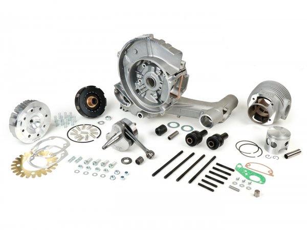 Tuning Kit (engine casing, crankshaft, clutch, cylinder) -PINASCO 260 cc Master, rotary valve- Vespa PX, Rally, Sprint, VNA, VNB, VBA, VBB, Super, TS, GT, GTR