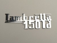 Targhetta / Scritta anteriore allo scudo -LAMBRETTA- Lambretta LD 150 - LD 150 (anno 1957)