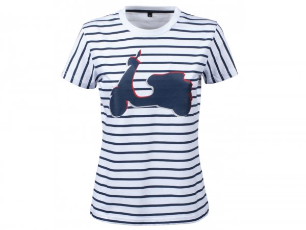 T-shirt -VESPA- femme "Graphic Shape" - gris - M