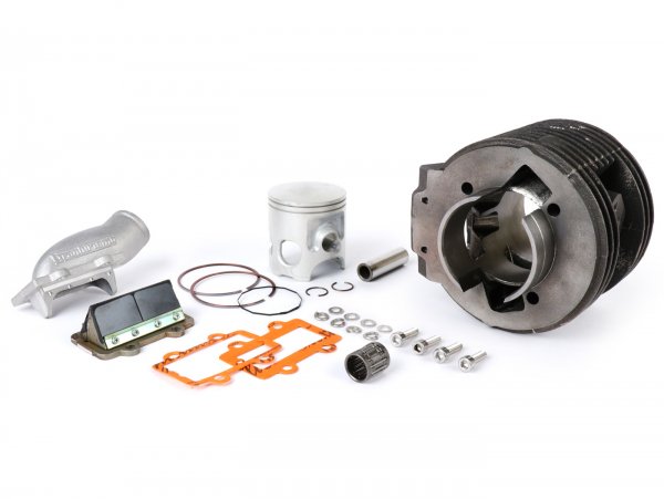 Cylinder -GRAN TURISMO GT200 Kit, incl. intake manifold and reed valve- Lambretta TV 200, SX 200, DL 200, GP 200